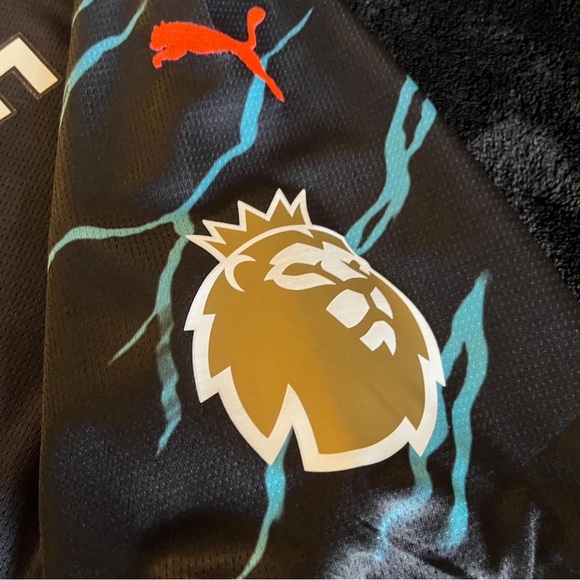 DeBruyne #17 Man City Small Jersey Black Manchester - Picture 4 of 6